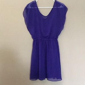 Royal purple dress